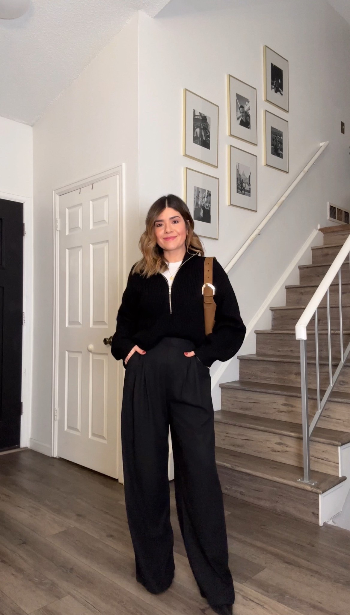 Loving this half zip up sweater! It’s so chic and perfect for elevated workwear looks! 
Sweater size small
Pants are from Amazon! They are so chic and comfy! Wearing size small


#LTKootd #LTKgrwm #LTKWorkwear