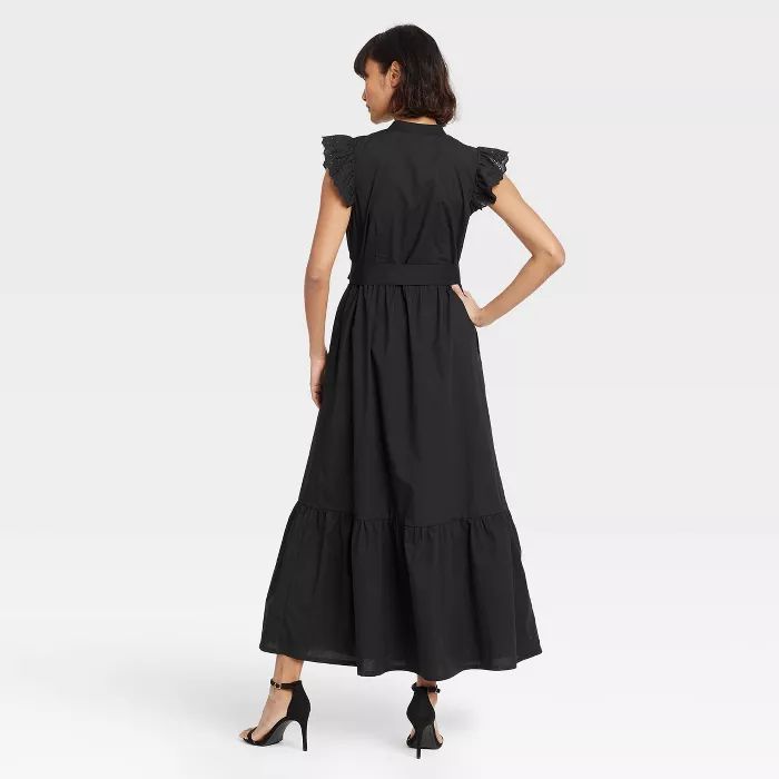 Women's Ruffle Short Sleeve A-Line Dress - Who What Wear™ | Target