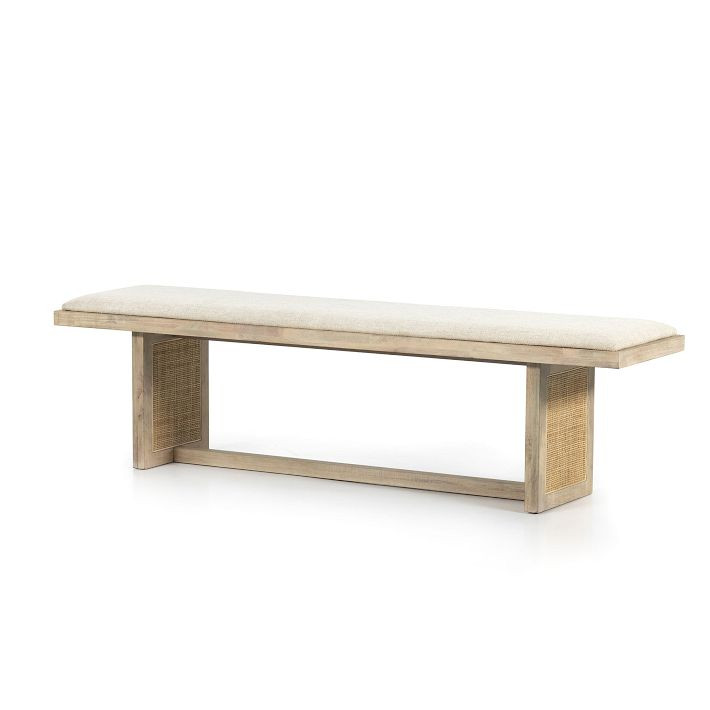 Yvette Upholstered Dining Bench (74") | West Elm (US)