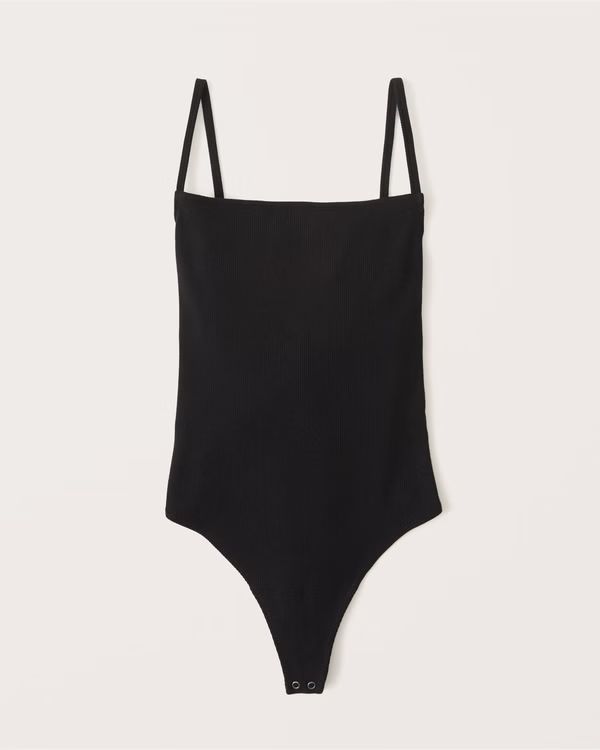 Women's Ribbed Open Back Bodysuit | Women's New Arrivals | Abercrombie.com | Abercrombie & Fitch (US)