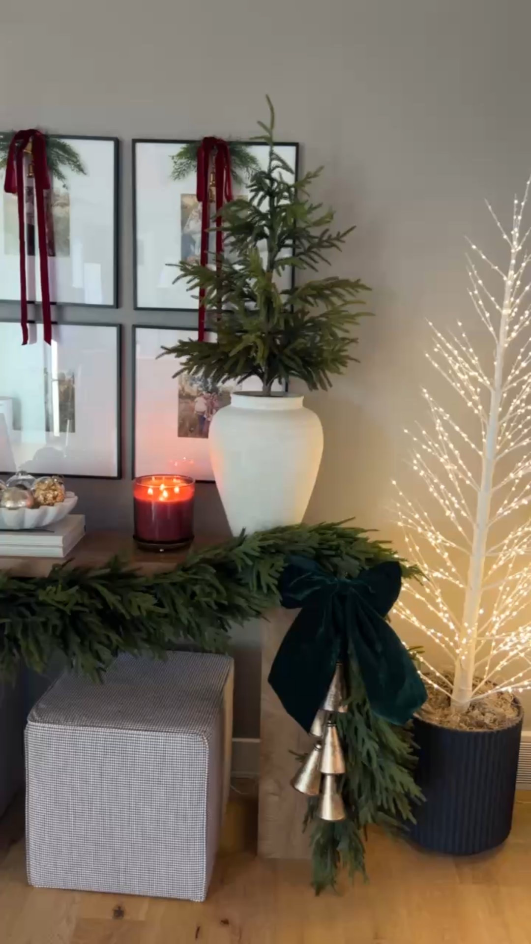 Christmas console table decor! 

#LTKHome #LTKSeasonal #LTKHoliday