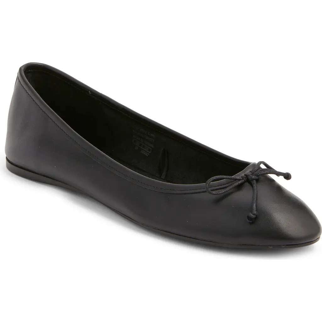 MANGO Ballet Flat in Black at Nordstrom, Size 8.5Us | Nordstrom