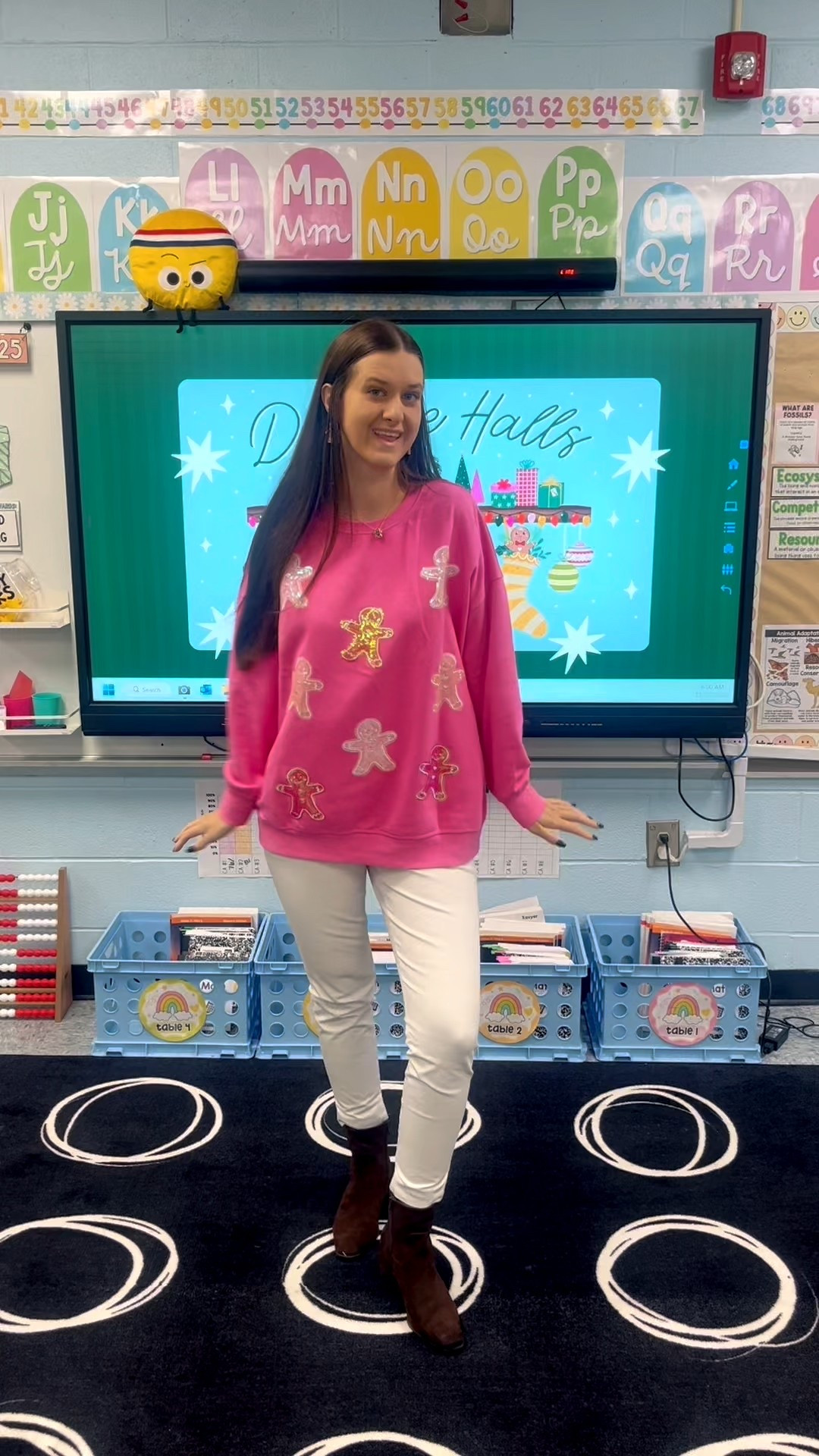 The cutest holiday teacher outfit! Loving all of the gingerbread details to match our gingerbread craft ! 

#LTKootd #LTKdayinmylife #LTKHoliday