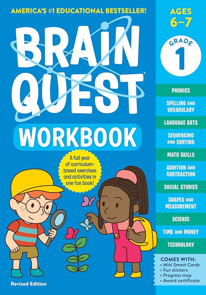 Brain Quest Workbook: 1st Grade Revised Edition (Brain Quest Workbooks) | Amazon (US)