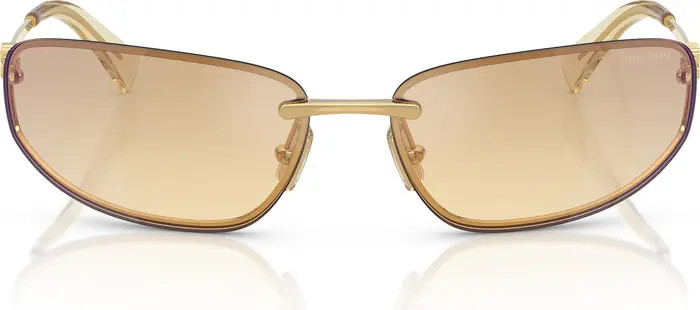 Miu Miu 69mm Oversize Oval Sunglasses | Nordstrom | Nordstrom