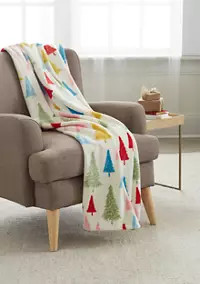 Joyland Printed Plush Throw Blanket | Belk
