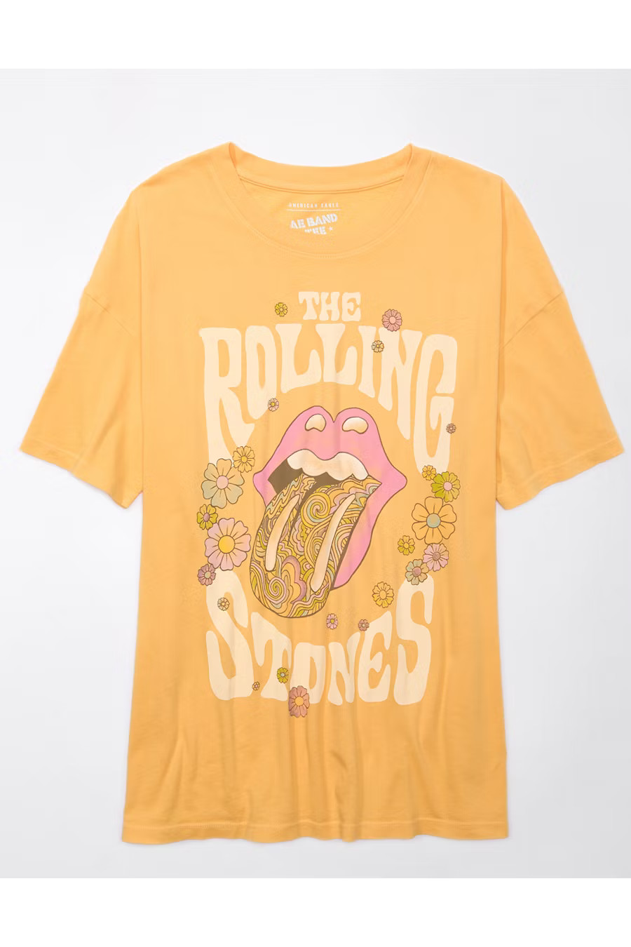 AE Oversized Rolling Stones Graphic Tee | American Eagle Outfitters (US & CA)