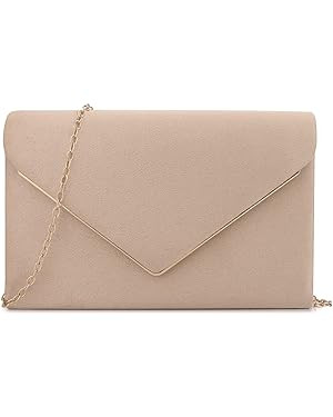 BBjinronjy Clutch Purse for Women Evening Bags Handbags for Wedding Party Cocktail Prom Faux Sued... | Amazon (US)