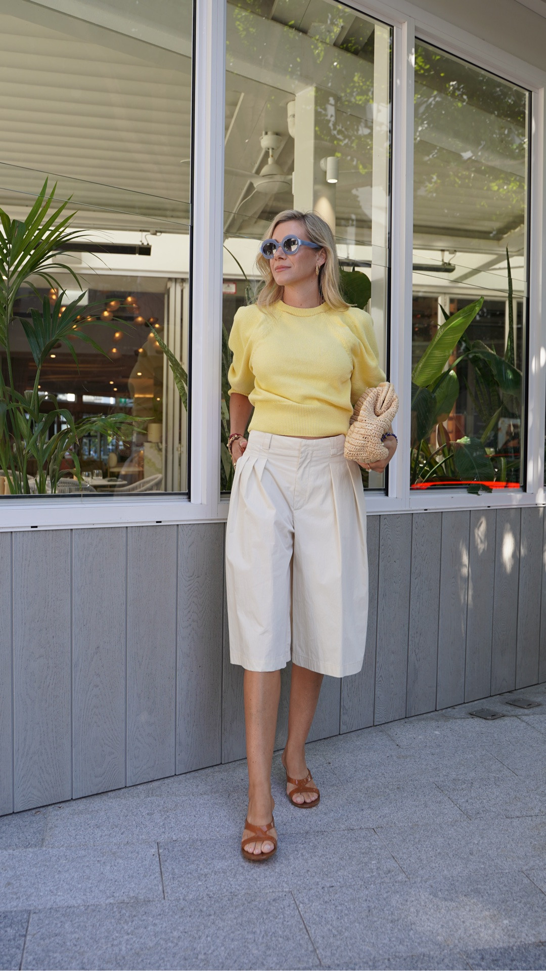 Sunshine in knit form, this jumper is such a chic but fun piece to wear. 

I’m in a size S in this and the bermuda shorts, both from Zara
Jimmy Choo jelly heels size 40.5
Viktoria and Woods bag
Tiwi sunnies

#LTKootd #LTKOver40 #LTKSeasonal