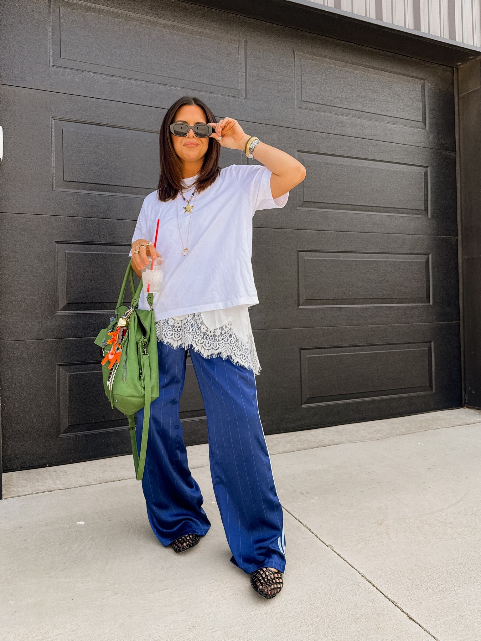 Pinterest mashup look!
Mashed two Pinterest looks together for this cutie!
Tee: XL
Lace cami: XL
Track pants: XL


#LTKTall #LTKootd #LTKMidsize