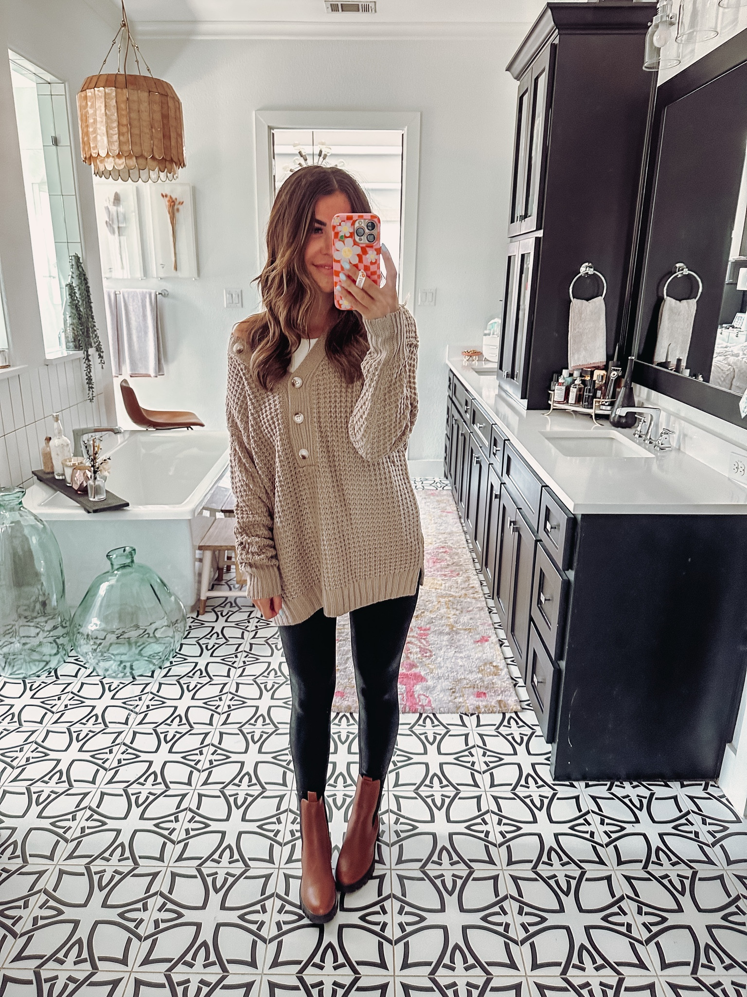 pink lily new FALL EDIT🍁discount code: AMBER20 works sitewide for 20% off. wearing size small in the leggings and size small in the sweater. boots are tts

#LTKSeasonal #LTKfamily #LTKunder50