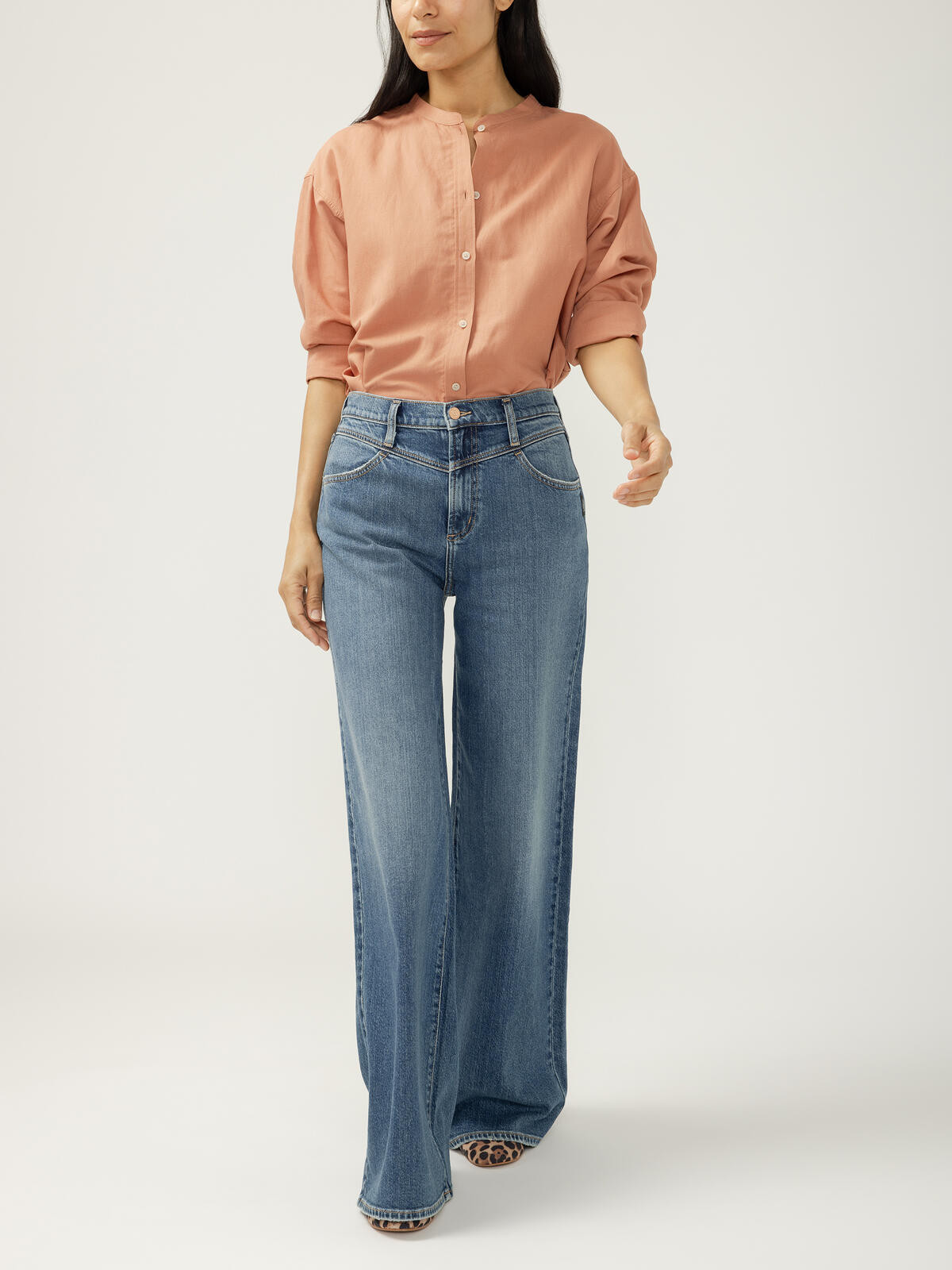 Highly Desirable High Rise Ultra Wide Leg Jeans | Silver Jeans US