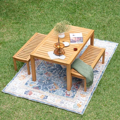 Suchta Teak Wood Outdoor Dining Table | Wayfair Professional