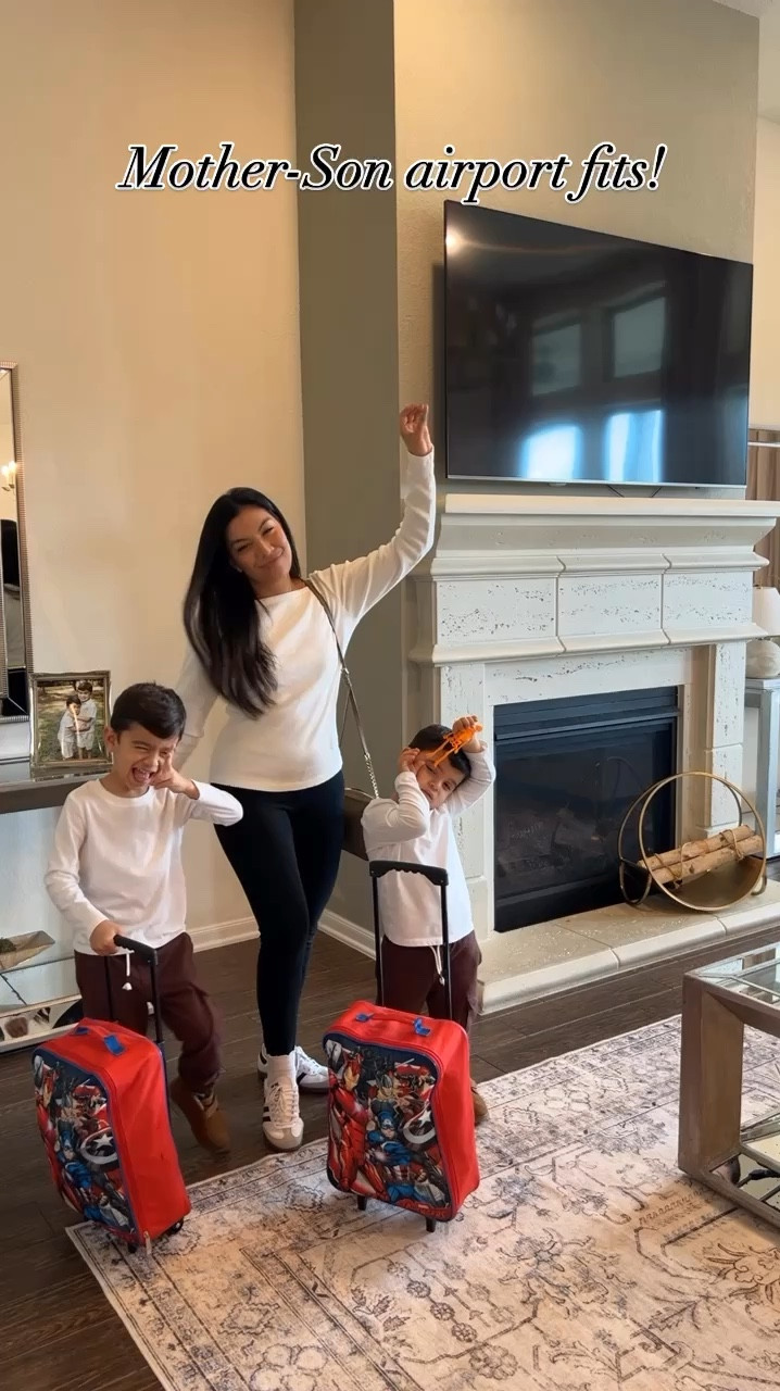 Mother- Son airport fit!! 

#LTKFamily #LTKKids