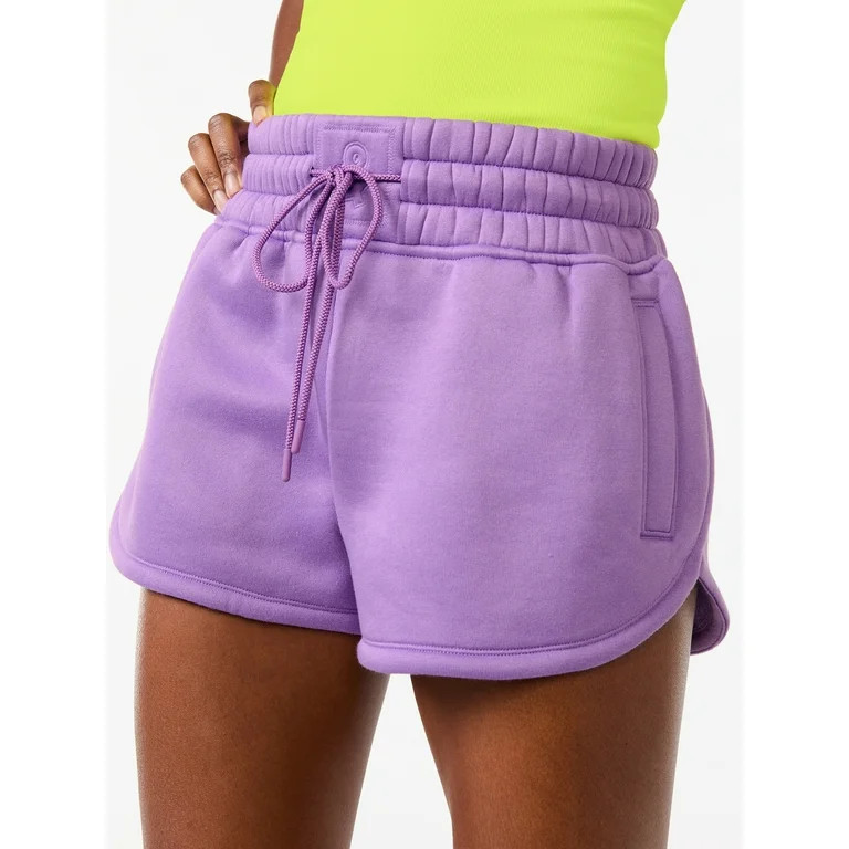 Love & Sports Women’s Fleece Boxer Shorts | Walmart (US)