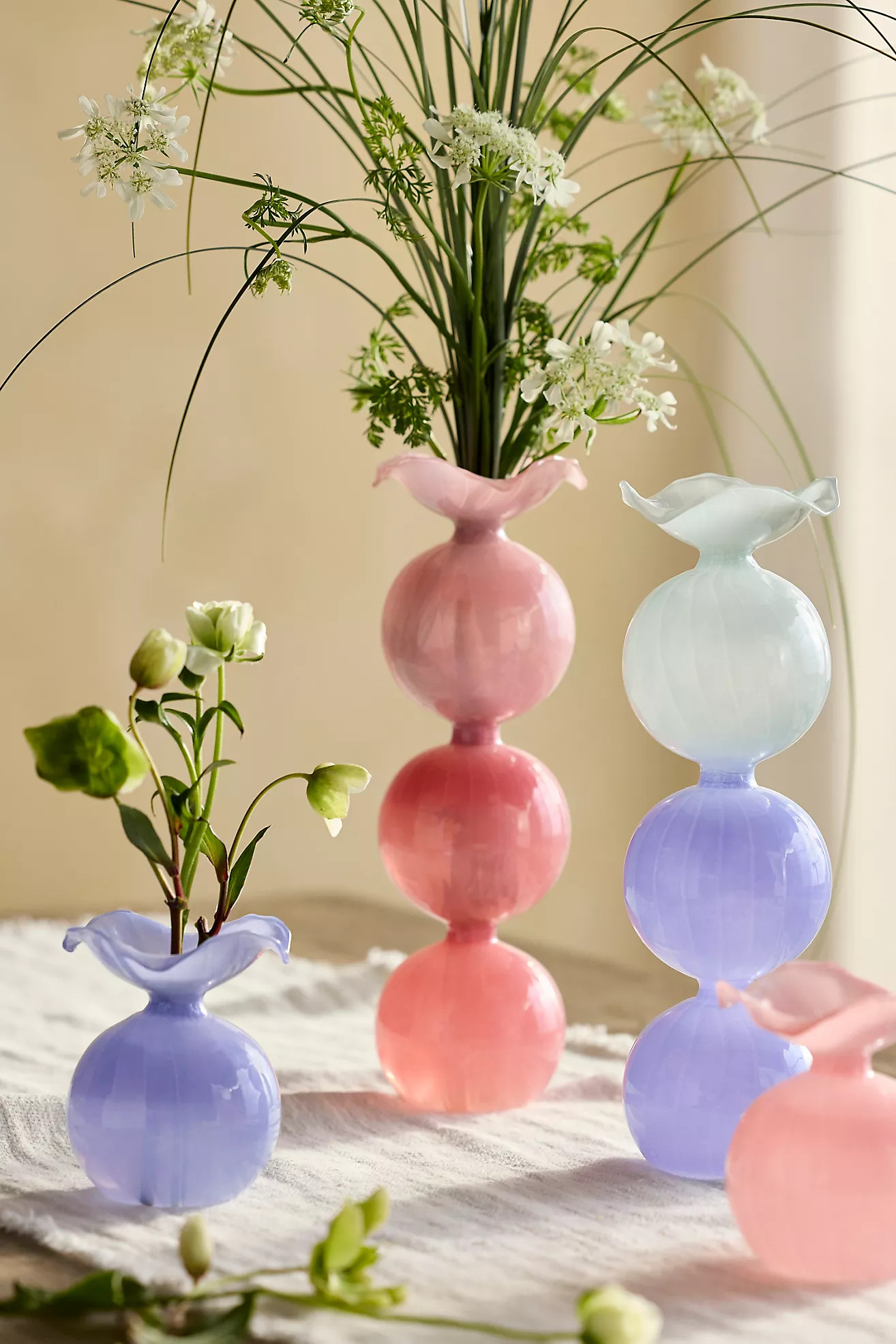 Ombre Baubles Glass Bud Vase | Anthropologie (US)