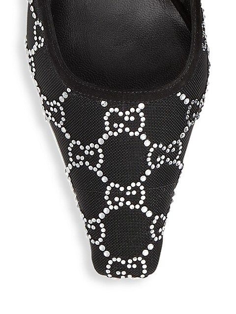 Crystal-Embellished Slingback Sandals | Saks Fifth Avenue
