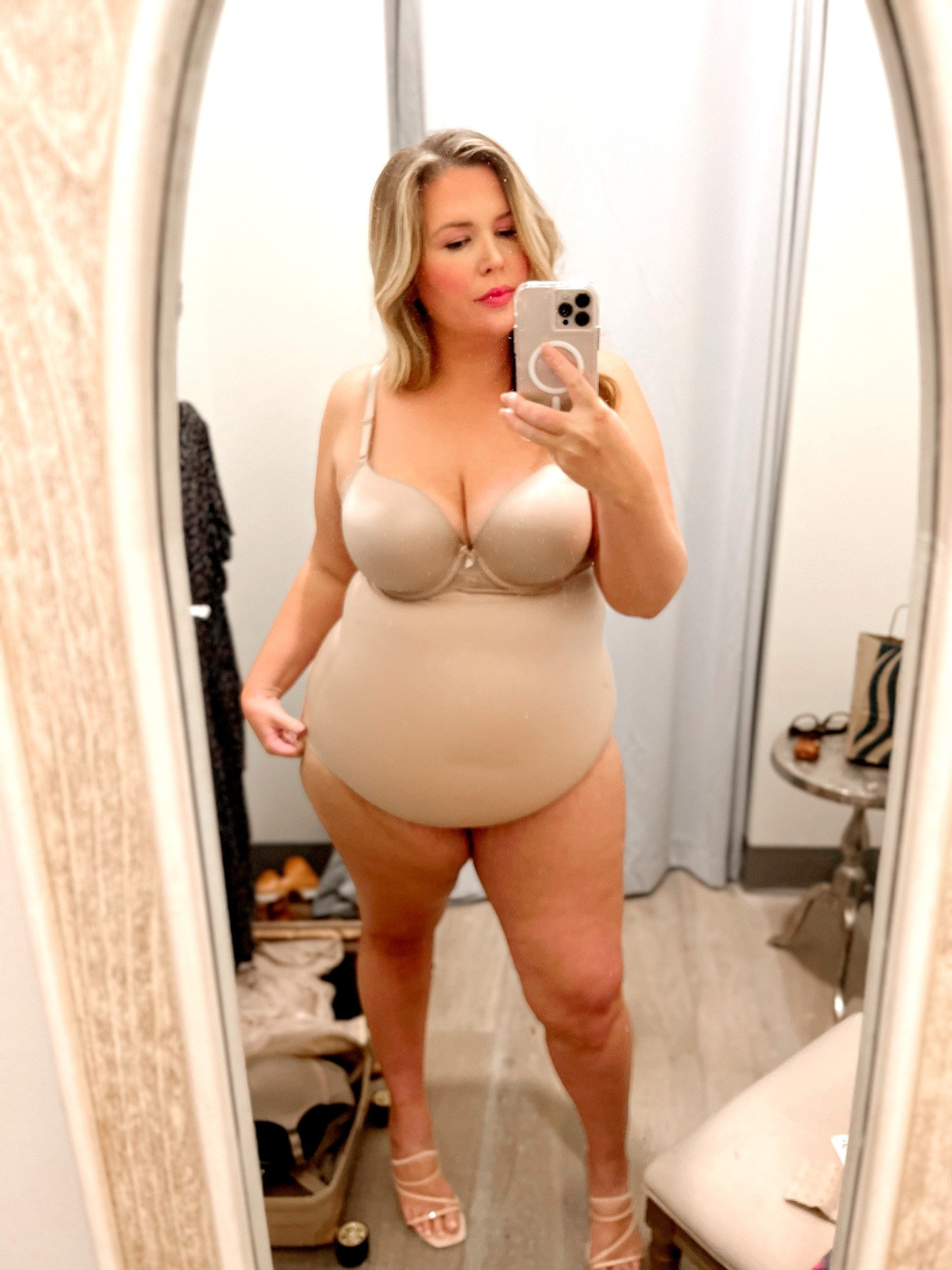 Another amazing plus size undergarment combo! Still wearing my Torrid 360 Push-Up Bra in a 42DD but for budge-proof shapewear, I went with the Spanx OnCore Briefs in a 2X — I love these so so much. They really stay put and give me nice support without being too intense and they stay put!  Don't forget to use my code ASHLEYDXSPANX for a discount on full-price items at checkout! 

#LTKcurves #LTKstyletip #LTKFind