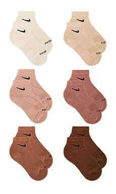 Nike Training 6 Pack Ankle Socks in Multi Color from Revolve.com | Revolve Clothing (Global)