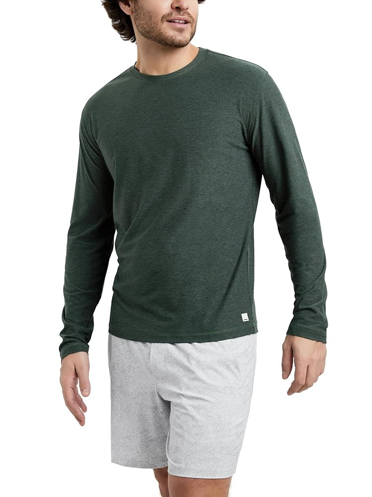 ODODOS Men's Long Sleeve Performance T-Shirt - Stratum Tech Tee, Ultra Soft Moisture Wicking UPF ... | Amazon (US)