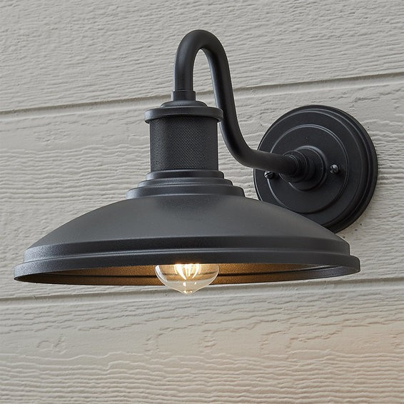 Gooseneck Warehouse Outdoor Sconce - Small | Shades of Light