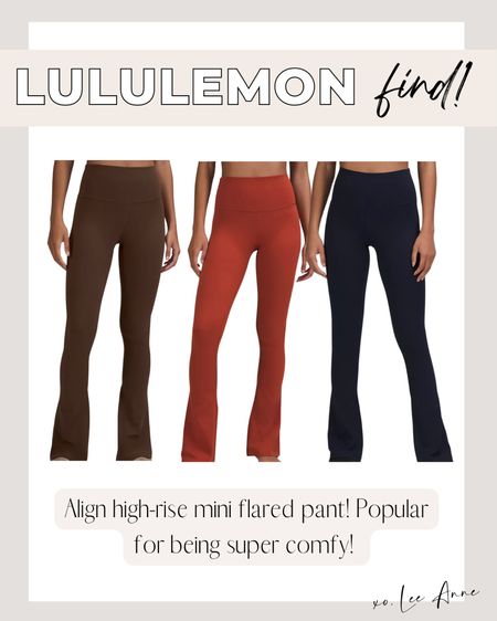Lululemon Align high rise mini flare pants! 

Lee Anne Benjamin 🤍

#LTKunder50 #LTKSeasonal #LTKstyletip
