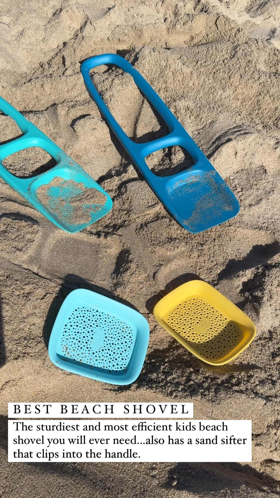 Love this brand of beach toys, they are super durable.  This has been our favorite sand shovel yet.  Also has a sifter for sand. 

#beachtoys #beachessentials #sandshovel #kidsgifts #sandtoys #toys

#LTKVideo #LTKKids #LTKFindsUnder50