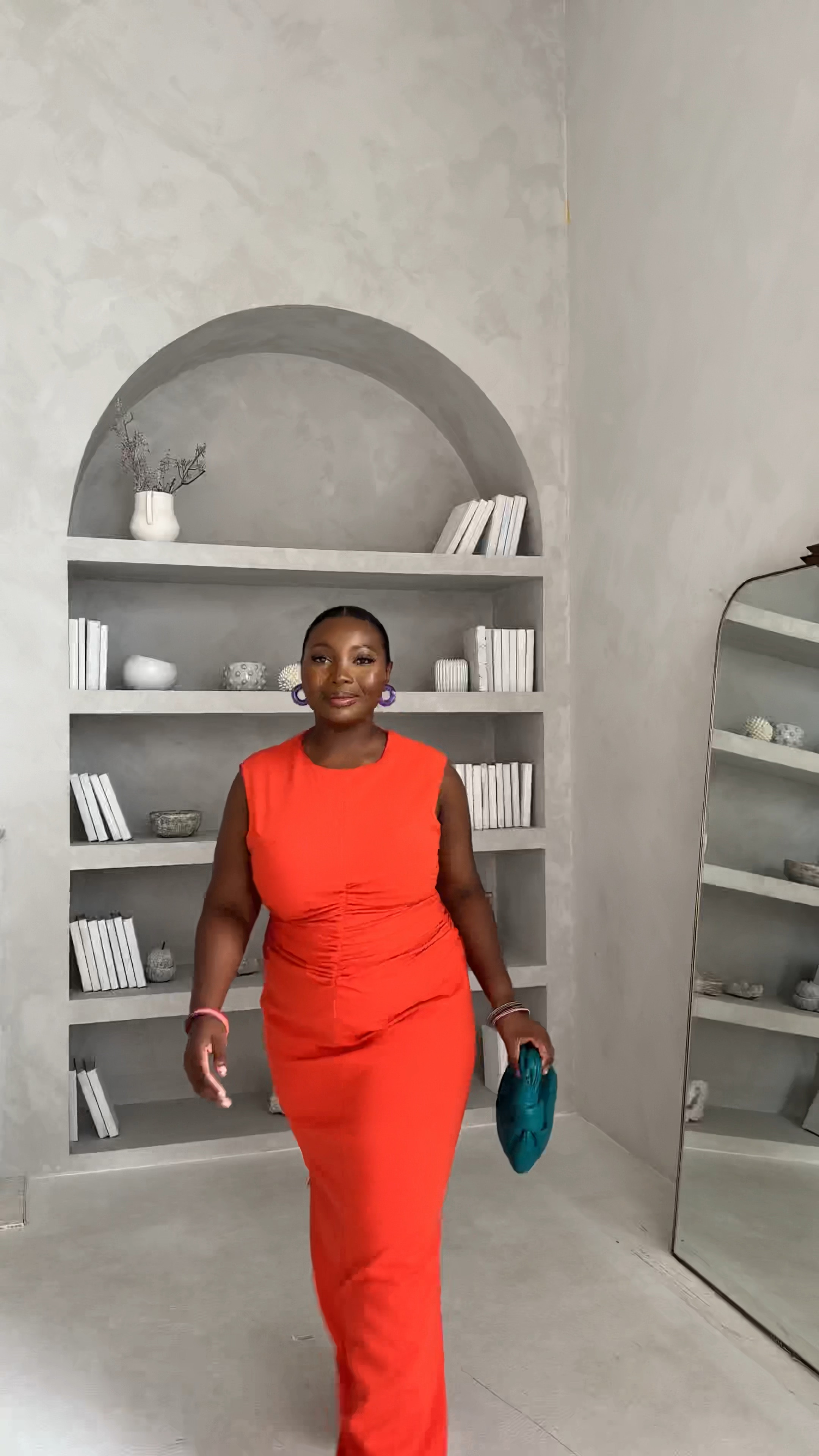 Orange Ruched Maxi Dress

#LTKSeasonal #LTKsalealert #LTKtravel