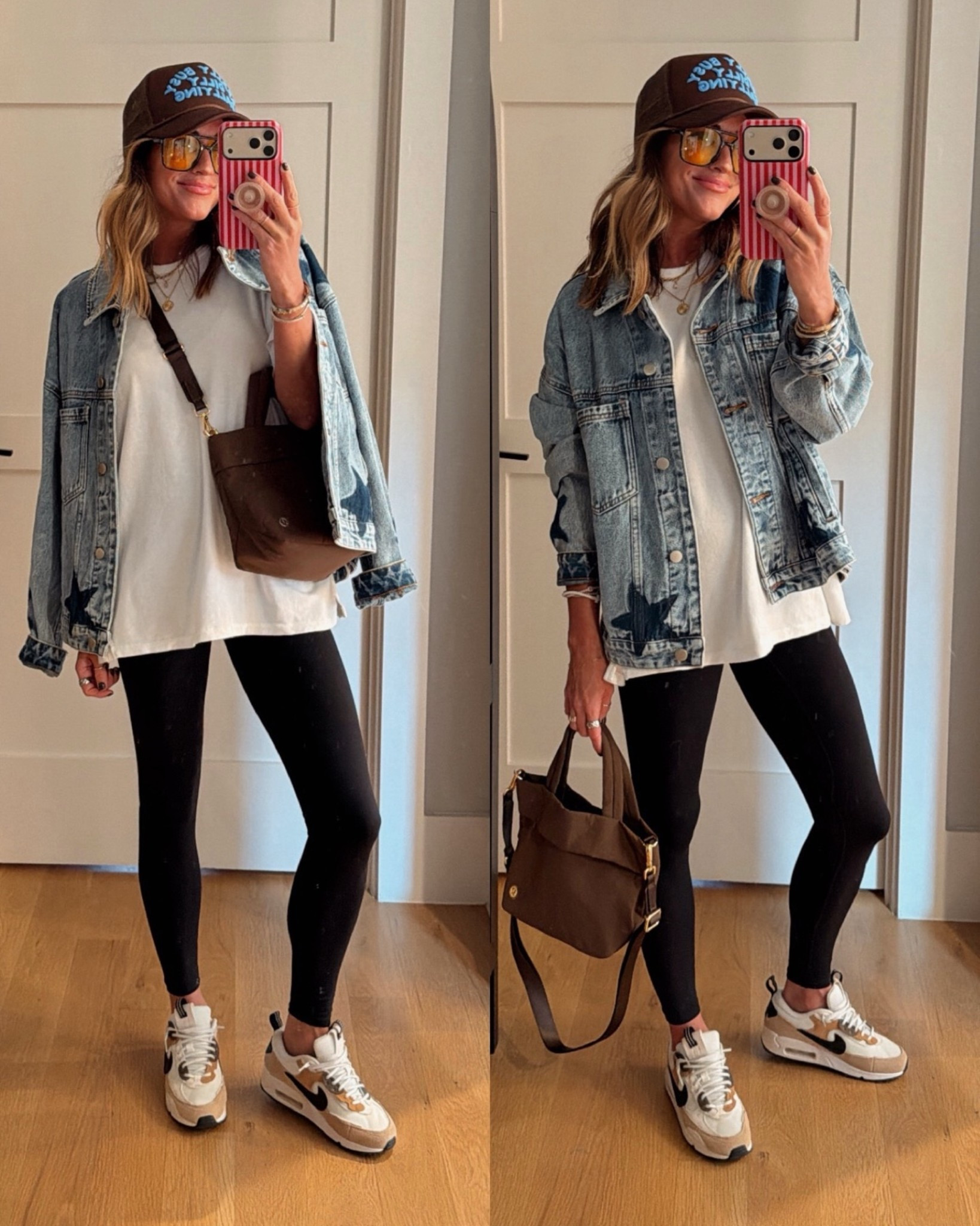 I sized up in this tee!🙌🏼 Wearing medium. Elevated basics for life! A good white tee (this one is just $15) and an oversized denim jacket is always a winner!😎

#LTKmomlife #LTKdayinmylife #LTKootd