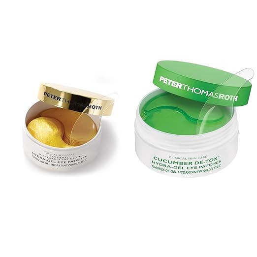 Peter Thomas Roth 24K Gold Eye Patches & Cucumber Detox Eye Patches for Puffiness, Dark Circles, ... | Amazon (US)