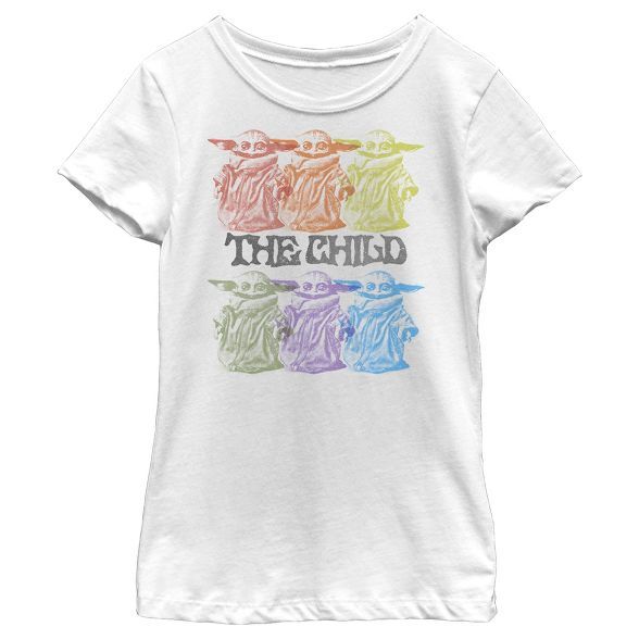 Girl's Star Wars The Mandalorian Hexad Illusion T-Shirt | Target