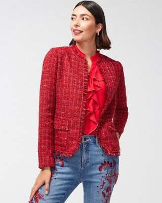 Tweed Fringe Jacket | Chico's