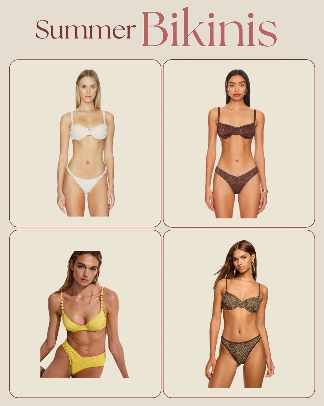 New summer bikinis I wore in FL. Some are now on SALE! You can always SAVE by purchasing top only and going with a more affordable bottom!

#LTKSwim #LTKSaleAlert #LTKTravel