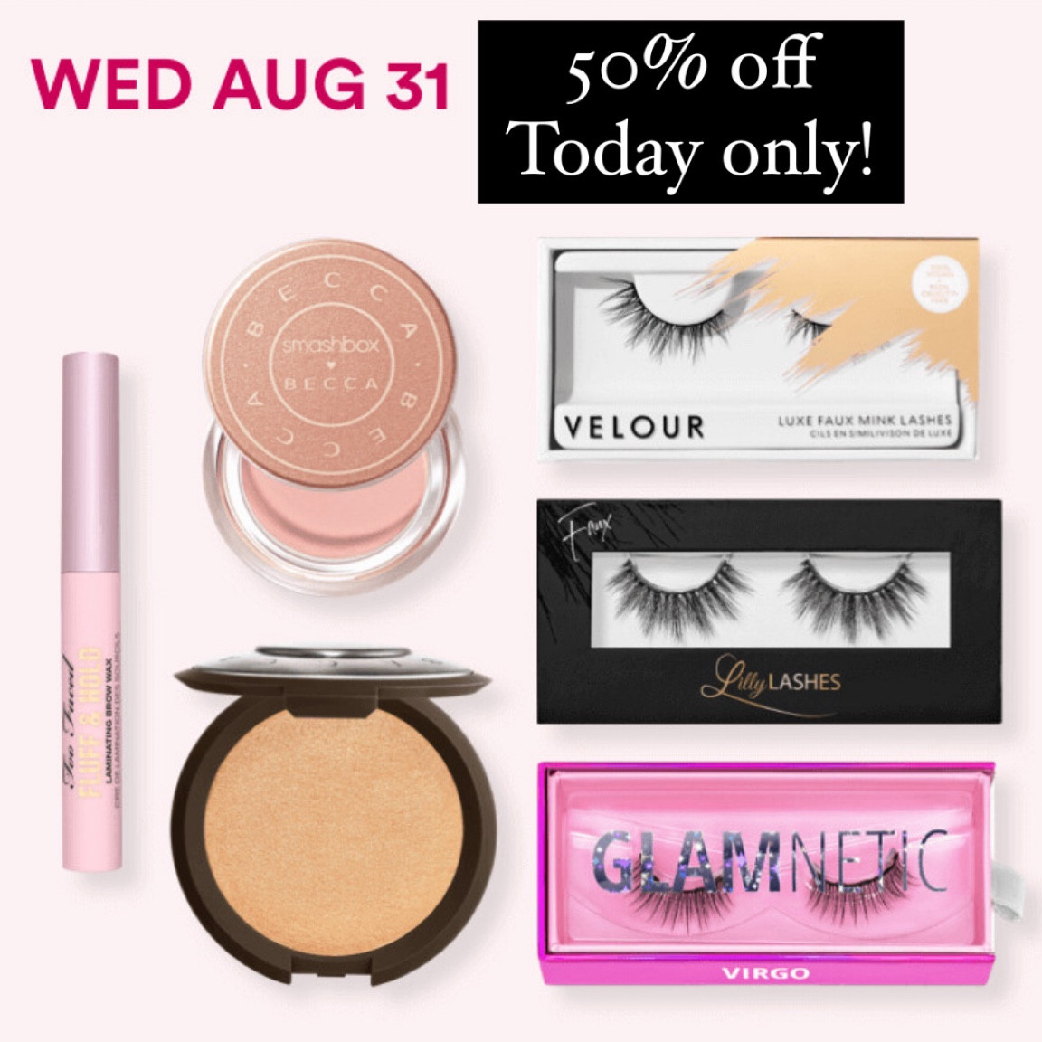 21 days of beauty sale going on now! 

50% off daily deals!

#concealer #beauty #makeup #skincare #ulta #dailydeals #browpencil #eyebrows #eyelashes #highlighter #smashbox #glamnetic #toofaced

#LTKbeauty #LTKsalealert #LTKSeasonal