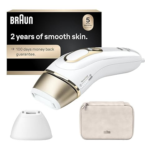 Braun IPL, Silk·Expert Pro 5, IPL Hair Removal for Women and Men, Permanent Laser Hair Reduction... | Amazon (US)