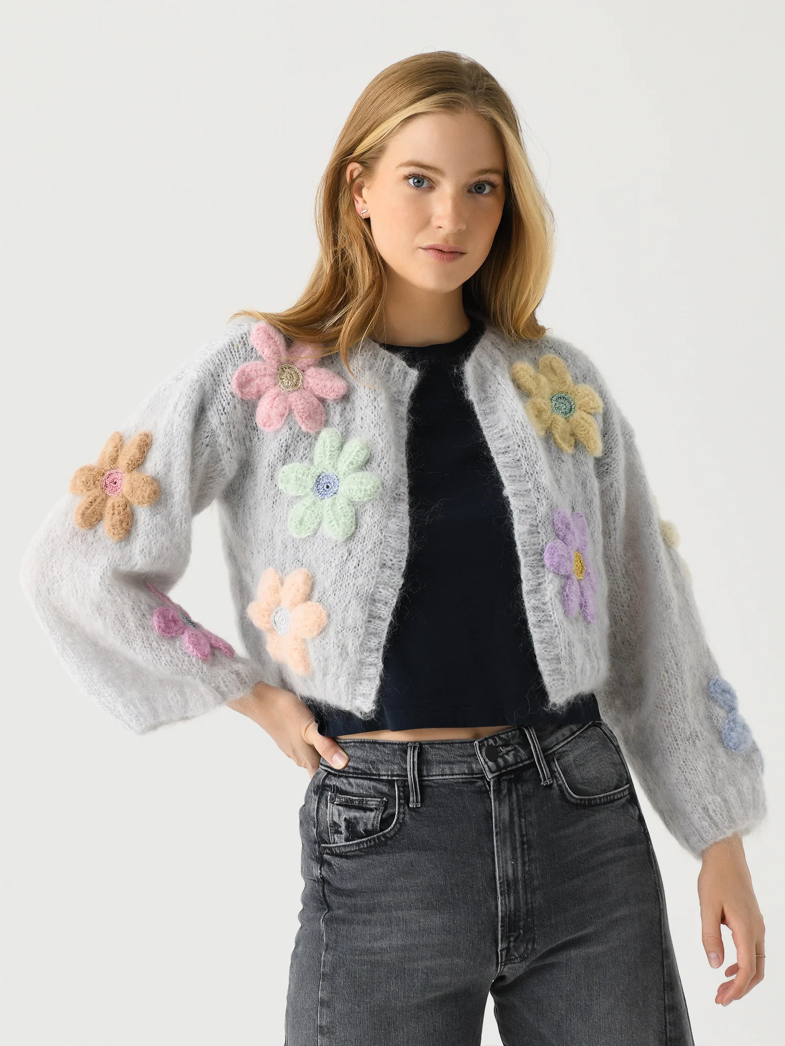 ROSE CARMINE
                      
                     Women's Free Flowers Bolero | Saint Bernard