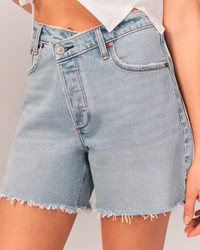 Women's High Rise Dad Shorts | Women's Bottoms | Abercrombie.com | Abercrombie & Fitch (US)