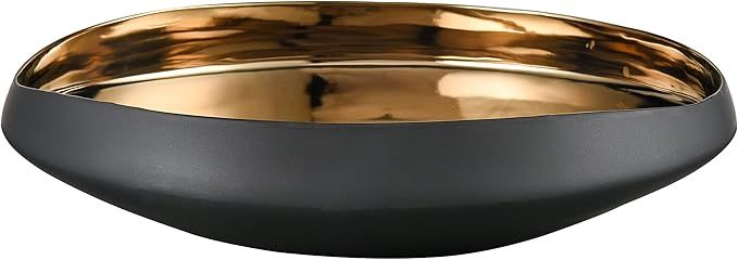 Elk HomeH0017-9745 Greer Bowl - Low Black and Gold Glazed | Amazon (US)