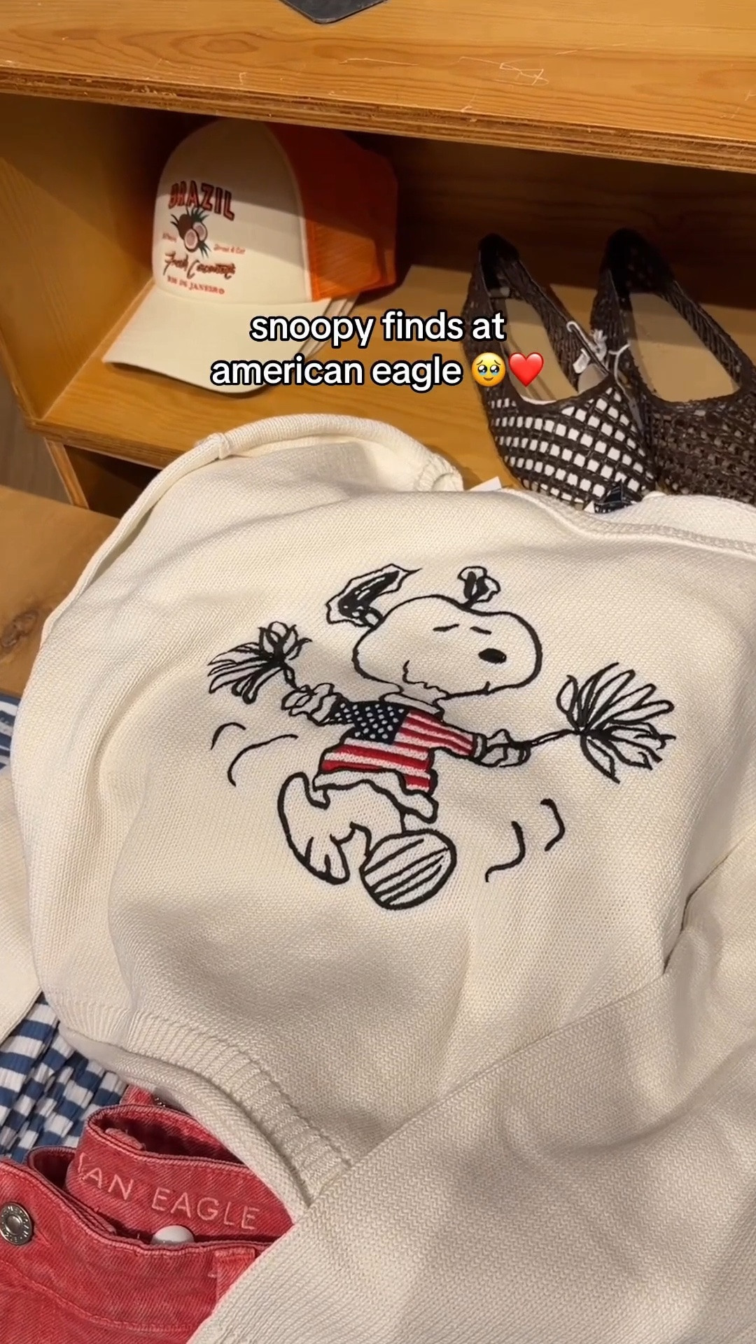 Snoopy finds at American Eagle!! 🥹❤️

#snoopy #americaneagle #pajamas #loungewear #pajamaset #aerie #summer #july4 #socks #accessories #bagcharm

#LTKSeasonal #LTKootd #LTKgrwm