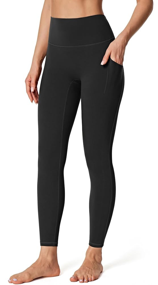 IUGA No Front Seam Leggings with Pockets for Women Buttery Soft Tummy Control Workout Leggings Hi... | Amazon (US)