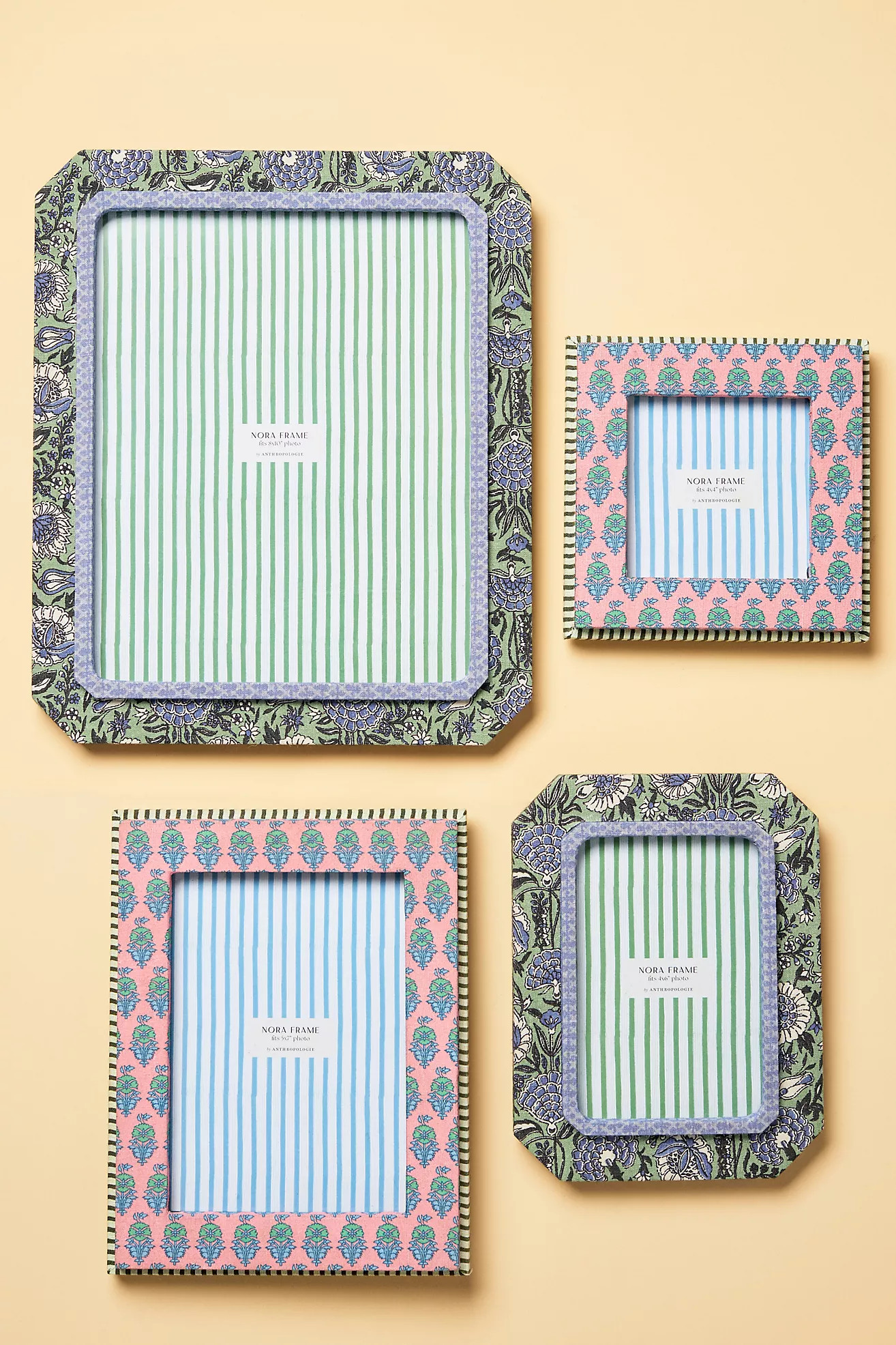 Nora Printed Fabric Picture Frame | Anthropologie (US)