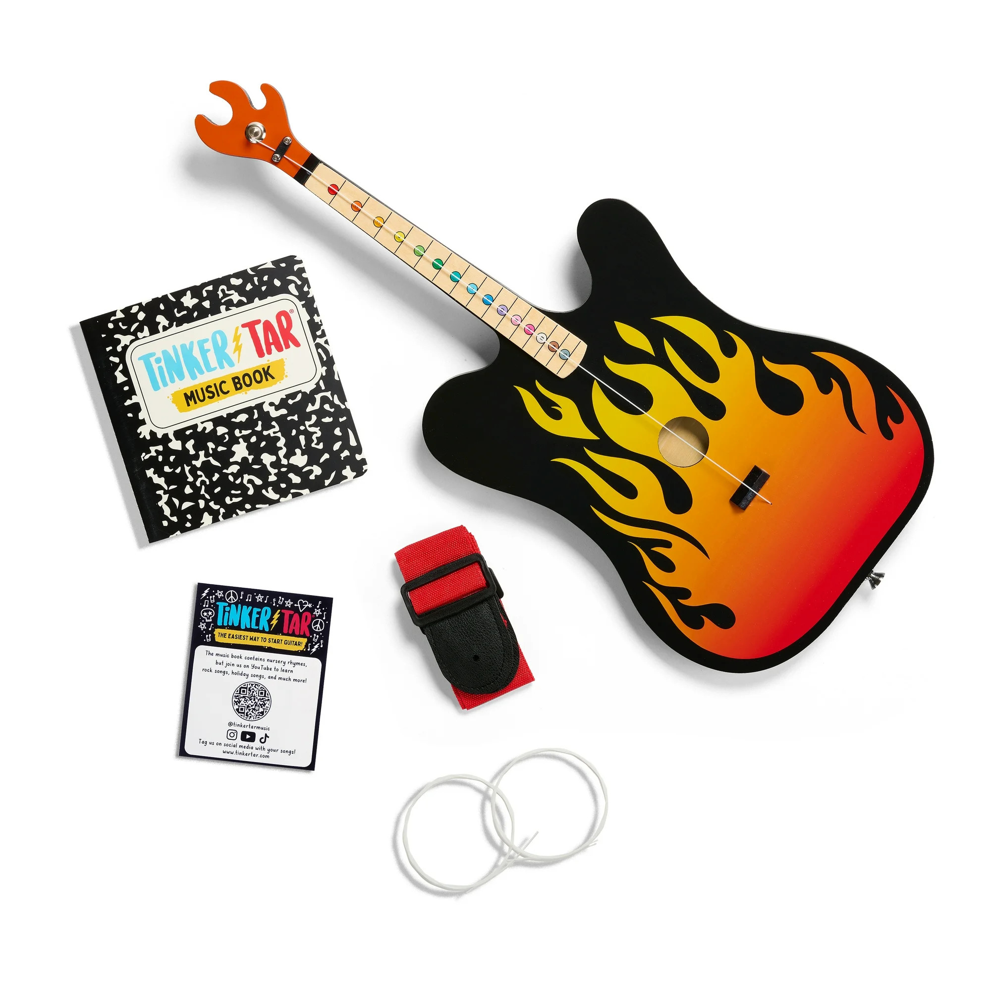 Tinkertar 1-String Guitar Created for Beginners, Electric Guitar Design by Buffalo Games | Walmart (US)
