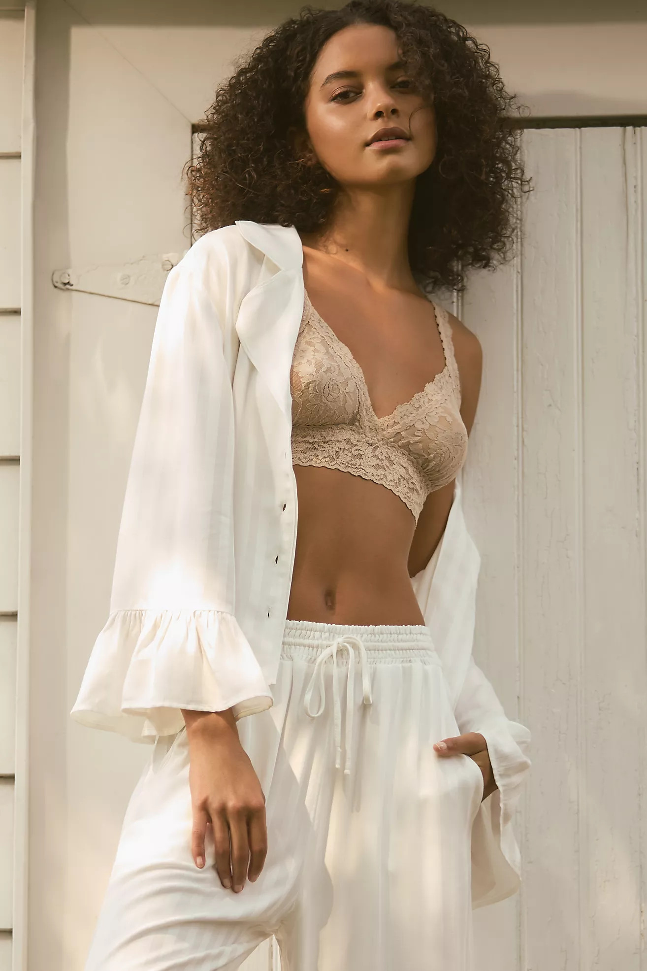 By Anthropologie Ruffle Pajama Top | Anthropologie (US)