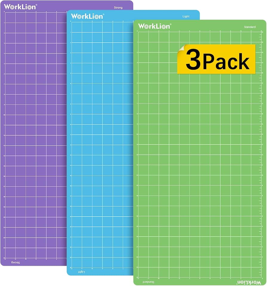 WORKLION Cutting Mat 12x24 Compatible With Explore One/Air/Air 2/Maker Adhesive Variety Sticky\uf... | Amazon (US)