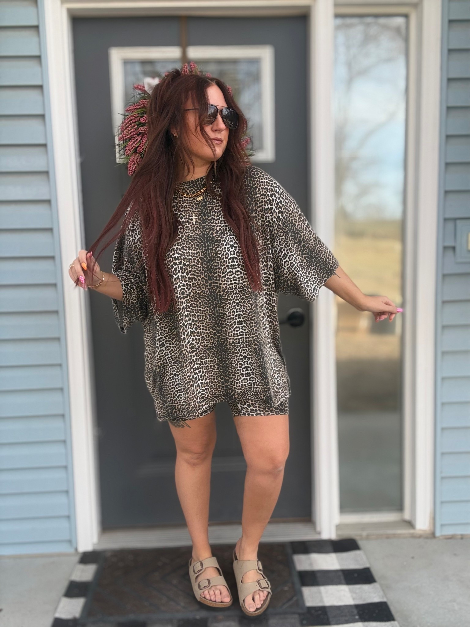 Literally living in this all summer 🐆 
Wearing my true size L
Code KARADOOLEY saves

#LTKMidsize #LTKootd