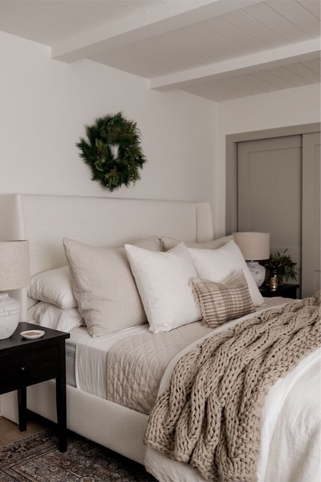 Added a little holiday cheer to our bedroom ✨ And PSA you can snag sweet dreams at an even sweeter price right now -- the best-selling Tilly bed is 25% OFF with code SAVE25 during the Joss & Main Black Friday Sale! Who says luxury has to break the bank? 😉 This is the ‘Zuma White’ option, but it comes in tons of gorgeous colorways!

#jossandmainpartner #jossandmaincommunity #jmholidayedit 

#LTKsalealert #LTKhome #LTKHoliday