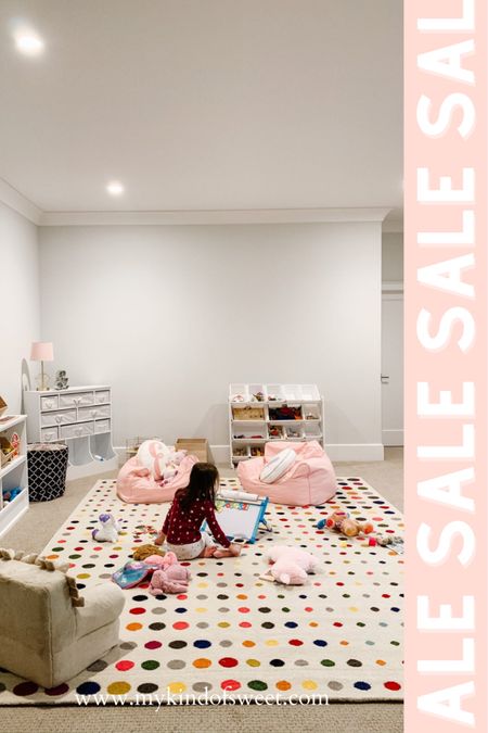 Our playroom rug is on sale! We’ve had it in our playroom since we first moved it, and it’s still going strong. This shot is from a few years ago – our playroom has come a long way since this shot. I’ll share updates soon!

#LTKstyletip #LTKhome #LTKkids