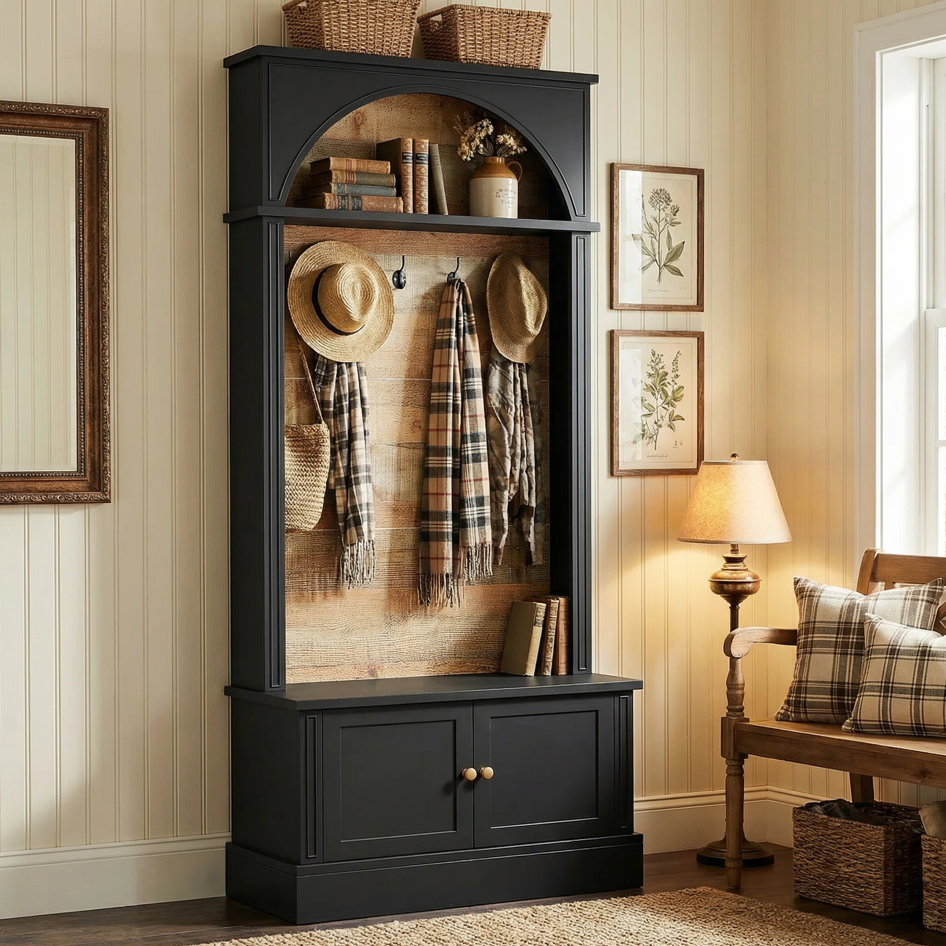17 Stories 70.86" Hall Tree With Shoe Storage Bench, 4-In-1 Entryway Bench With Coat Rack | Wayfa... | Wayfair North America