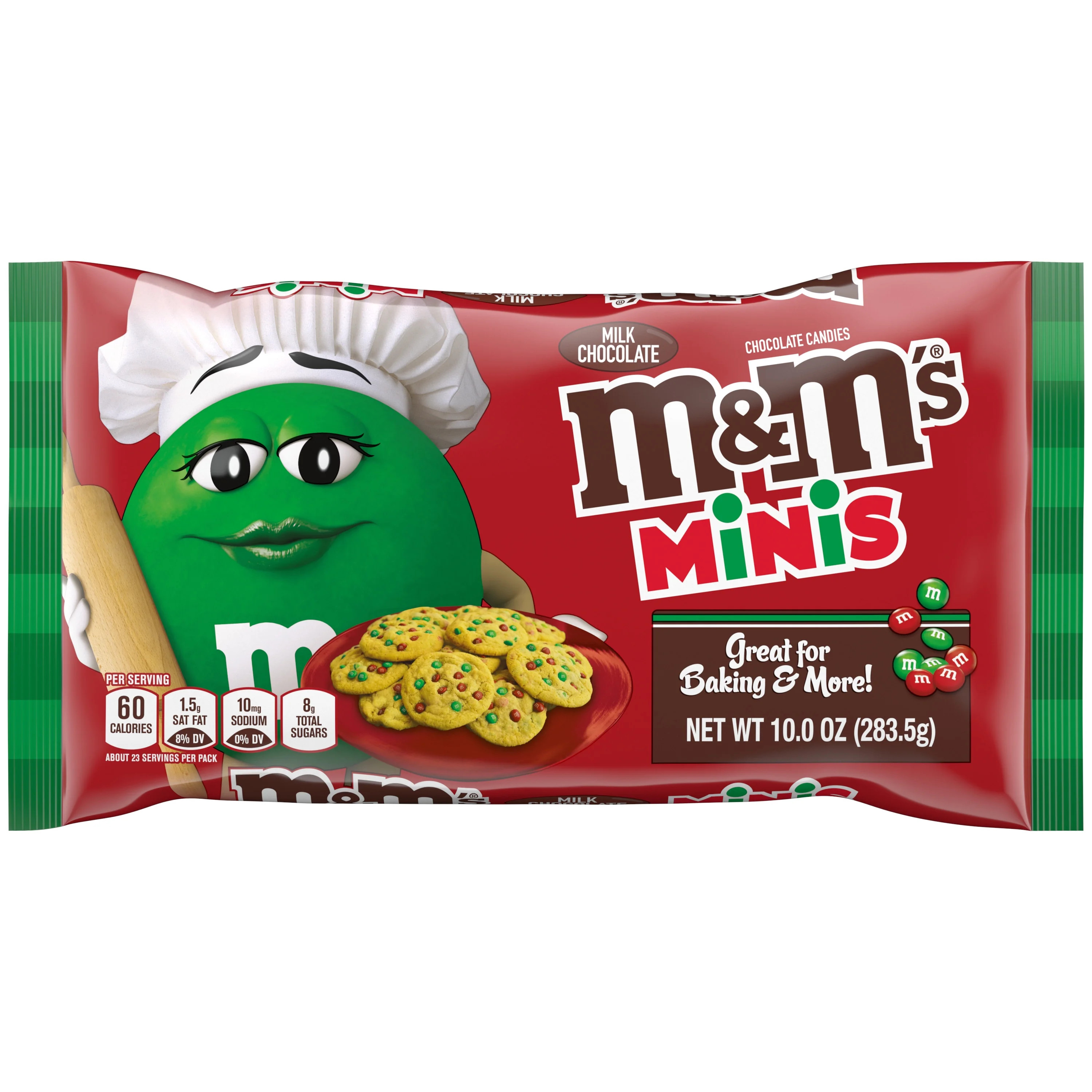 M&M's Minis Milk Chocolate Christmas Candy - 10 oz Bag | Walmart (US)