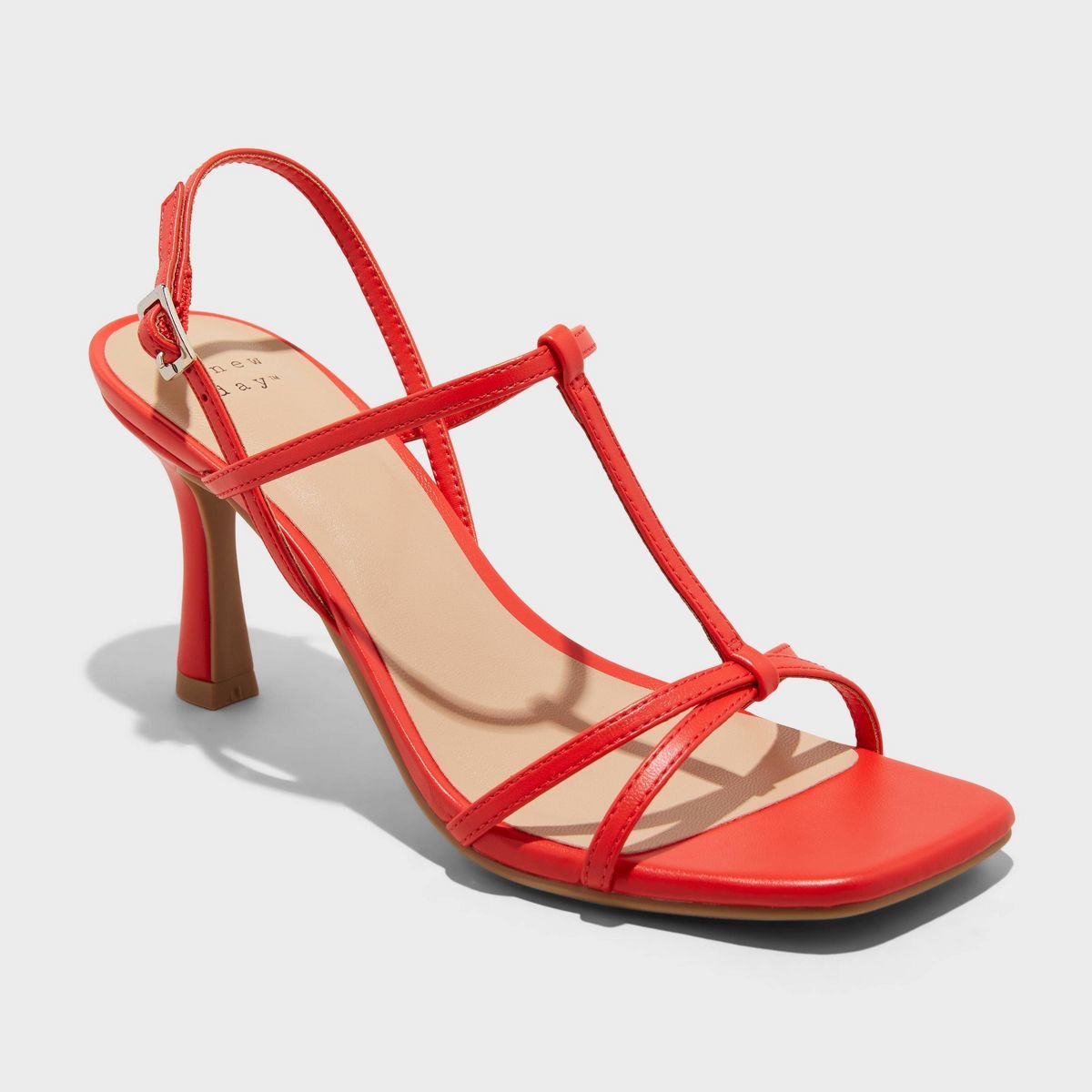 Women's Tamara Strappy Heels - A New Day™ Red 6 | Target